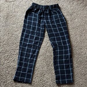 Goodfellow & Co Men's Black and Blue Checkered Joggers